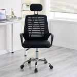 Ergonomic headrest desk chair