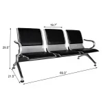 3-Link Padded Waiting Bench - Image 5