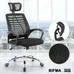 Headrest Mesh Office Chair - Image 2