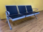 Heavy-duty three link office bench - Image 2