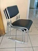 Chrome office guest seats - Image 2