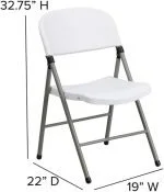 Patio foldable task/ event chair - Image 9