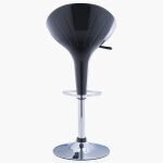 Adjustable swivel barstool (Black) - Image 4