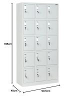 Magna 15 Personal Locker (Grey) - Image 5
