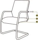 Office visitor's chair - Image 3