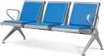 Heavy-duty padded waiting bench - Image 5
