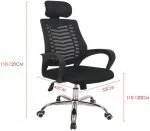 Headrest high-back office seat - Image 5