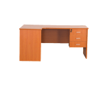 1.4m curved office desk - Image 3
