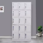 15-Lockers steel office storage cabinet - Image 2