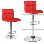 Height Adjustable Counter Stool Barstools Dining Chair - Image 3