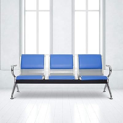 61KNjGo05EL._SS400_-2-1.jpg 3-Seat Reception Waiting Room Bench - Image 1