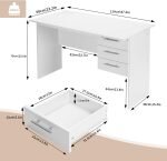 1.2 meters home office study desk - Image 5