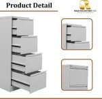 4-Drawer Office Cabinet - Image 5