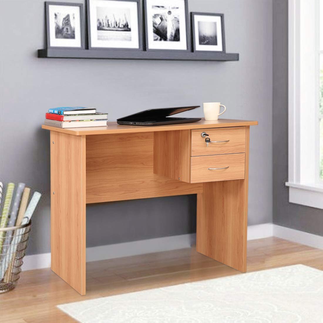 61abr4OZ2TL._SL1100_.jpg 1 Meter Home Office Student Study Desk - Image 1