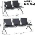 Reception furniture- 3 link bench - Image 4