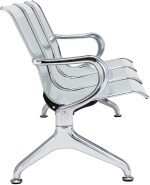 3-link metallic waiting bench - Image 4