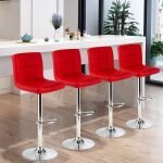 Leather adjustable barstool - Image 2