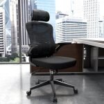Orthopedic high-back office chair