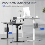 Electric Height Adjustable Standing Computer Desk - Image 4