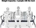 3-Seat Waiting Room Chair - Image 5