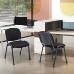 Tosca office visitor seat- Black.