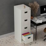 Office 4 drawers filing cabinet - Image 4
