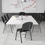 Tosca office visitor seat- Black. - Image 3