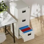 3-Drawers metallic office cabinet - Image 3