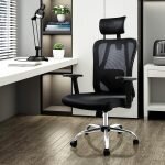 High-back orthopedic office seat