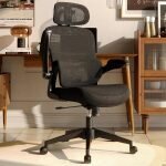 Orthopedic high-back office seat