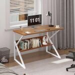 Modern Engineered Wood Computer Desk - Image 4