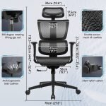 High-back ergonomic office seat - Image 4