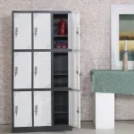 Industrial 9-Locker Office Cabinet