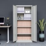 2-Door metallic office filling cabinet - Image 3