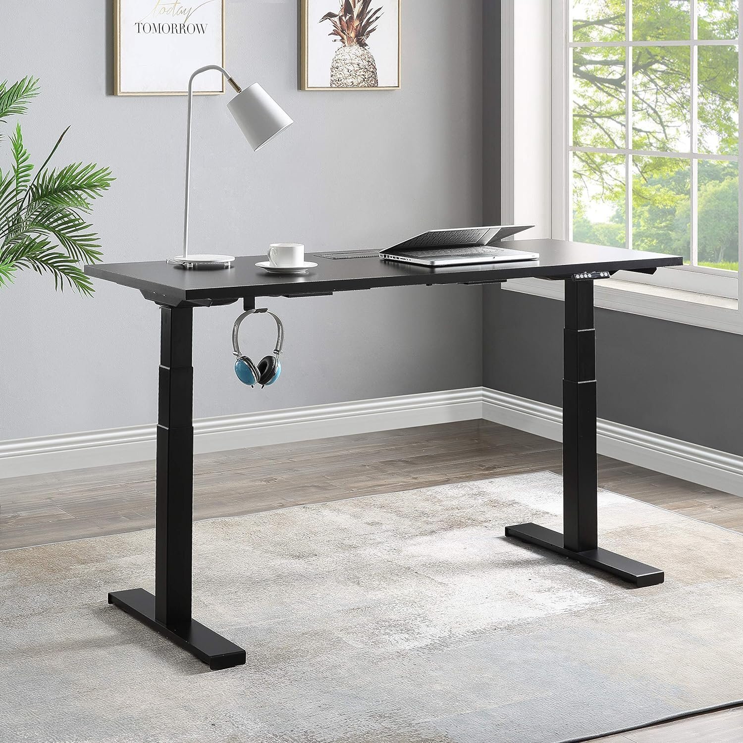 A1hedcjVL._AC_SL1500_.jpg Height Adjustable Electric Standing Desk - Image 1
