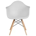 Allensville Plastic Chair with Wooden Legs  - Image 8