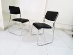 chrome stackable visitor chairs - Image 5