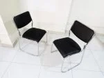 chrome stackable visitor chairs - Image 4
