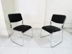 chrome stackable visitor chairs - Image 2
