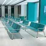 3-link padded heavy-duty waiting bench - Image 5