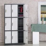 9-Locker industrial steel cabinet - Image 2