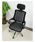 High back headrest office chair - Image 5