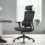 Orthopedic high-back office chair