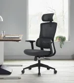 Orthopedic high-back office chair