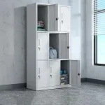 9-Locker metallic office cabinet - Image 5