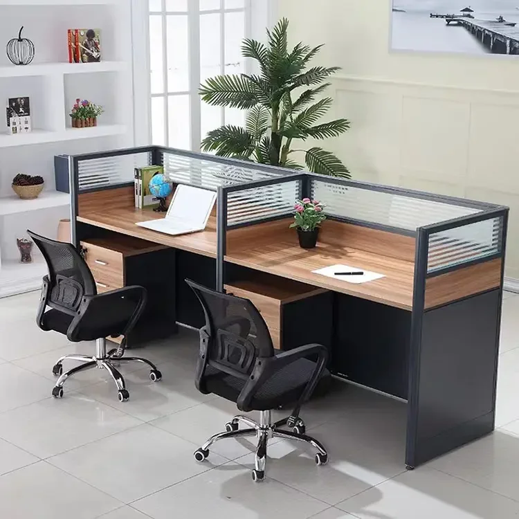 H4a8f3c12611c4ed39f4555601ac9b192X.jpg_960x960-1-1.webp Straight two way modular office workstation - Image 1