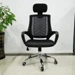 High back headrest office chair