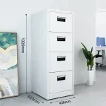 4-Drawers steel office filling cabinet - Image 3