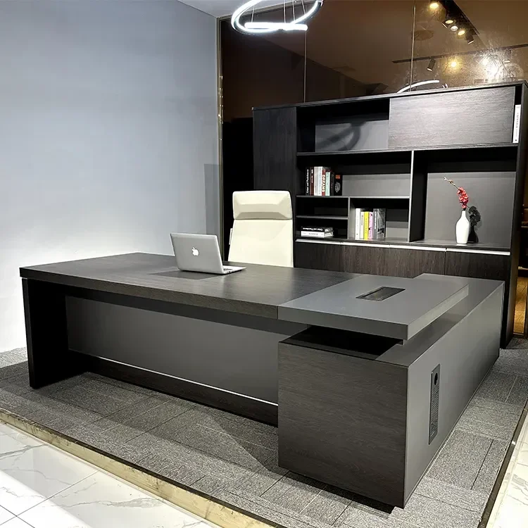 H60675196100c4d768dc811899bf0f3a3i.jpg_960x960.webp Wooden L Shape Office Table (Mahogany) - Image 1