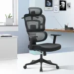Comfortable Swivel Mesh Office Chair Ergonomic Height Adjustable Flexible Lumbar Support Chair
